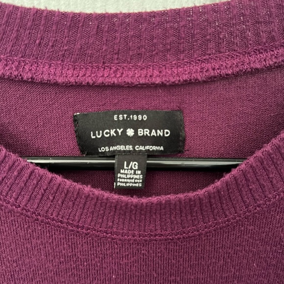 Lucky sweater size large - Picture 2 of 3